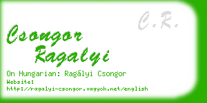 csongor ragalyi business card