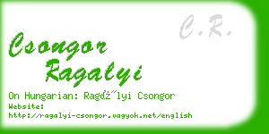 csongor ragalyi business card